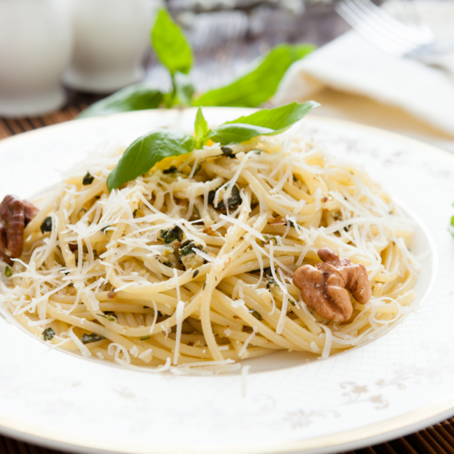 espaguetiQuesoNueces