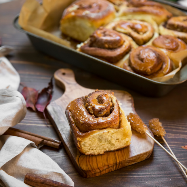 Rollitos de Canela con Nueces