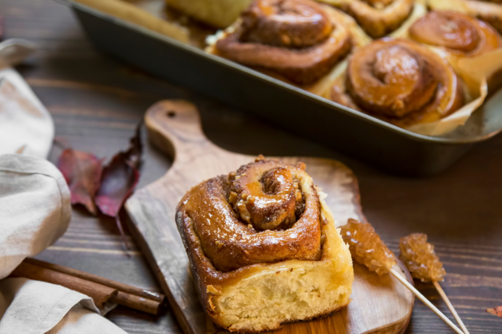 Rollitos de Canela con Nueces